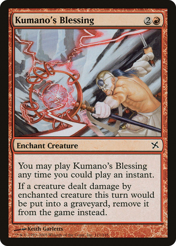 Kumano's Blessing (BOK-111) - Betrayers of Kamigawa