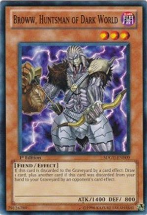 Broww, Huntsman of Dark World (SDGU-EN009) - Structure Deck: Gates of the Underworld Unlimited