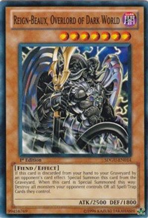 Reign-Beaux, Overlord of Dark World (SDGU-EN014) - Structure Deck: Gates of the Underworld Unlimited