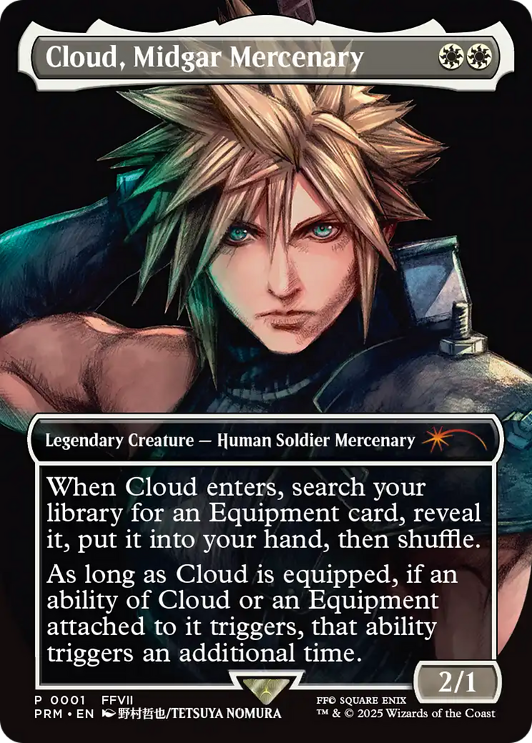 Cloud, Midgar Mercenary (PTP-001) - Pro Tour Promos (Borderless)