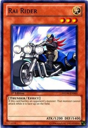 Rai Rider (PHSW-EN003) - Photon Shockwave 1st Edition