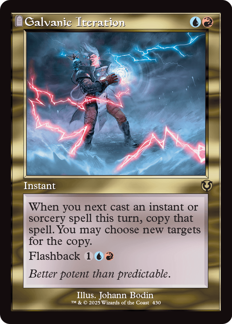Galvanic Iteration (Retro Frame) (INR-430) - Innistrad Remastered Foil