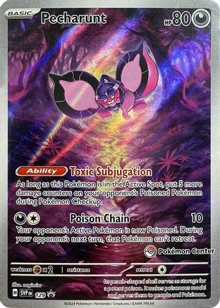 Pecharunt (Pokemon Center Exclusive) 129  - Holofoil SV Scarlet & Violet Promo Cards - Promo