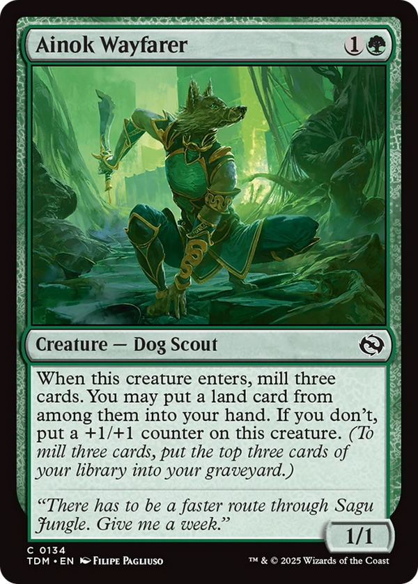 Ainok Wayfarer (TDM-134) - Tarkir: Dragonstorm Foil