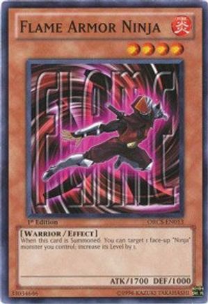 Flame Armor Ninja (ORCS-EN013) - Order of Chaos 1st Edition