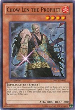 Chow Len the Prophet (ORCS-EN032) - Order of Chaos 1st Edition