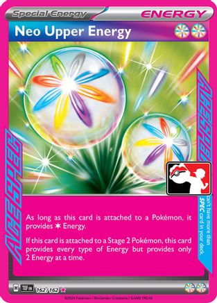 Neo Upper Energy/162  - Holofoil Prize Pack Series Cards - ACE SPEC Rare