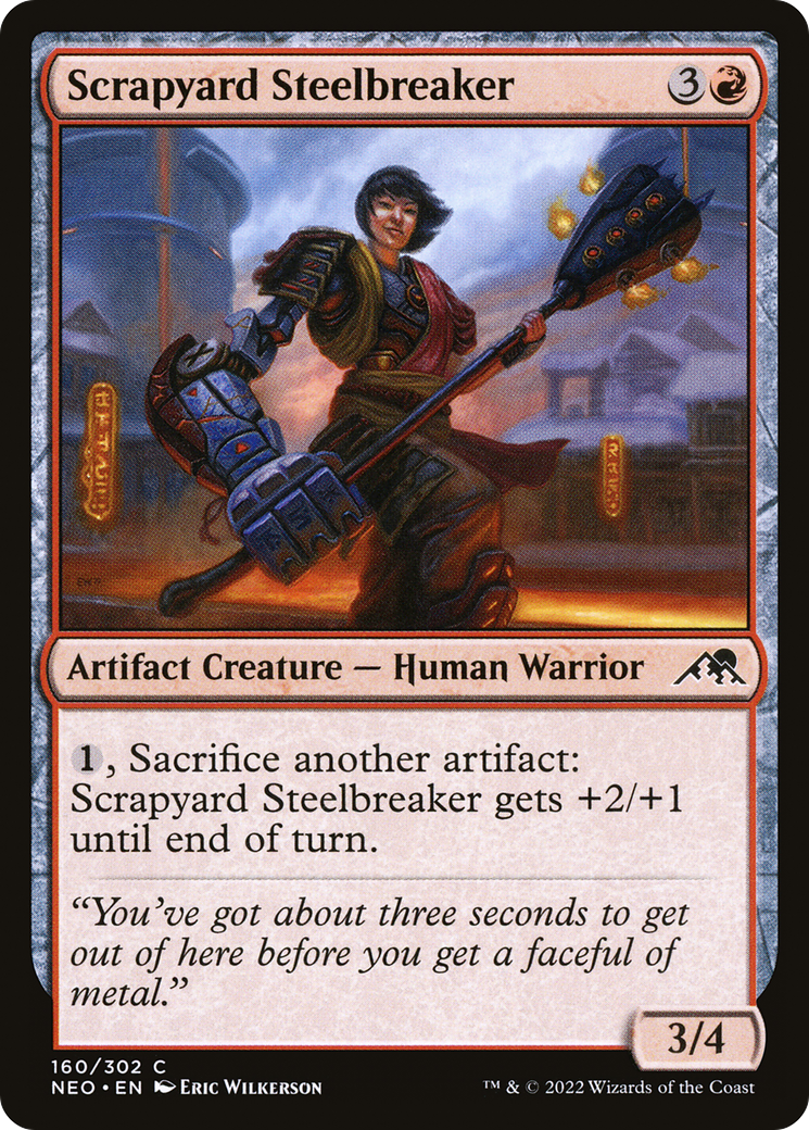Scrapyard Steelbreaker (NEO-160) - Kamigawa: Neon Dynasty Foil