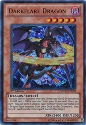 Darkflare Dragon (SDDC-EN002) - Structure Deck: Dragons Collide Unlimited