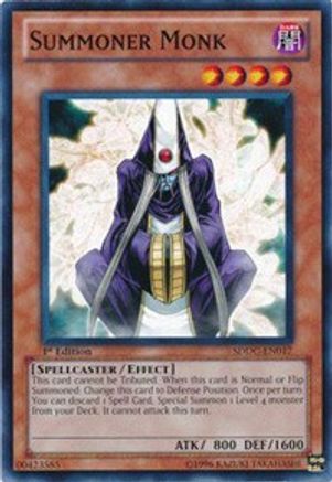 Summoner Monk (SDDC-EN017) - Structure Deck: Dragons Collide Unlimited