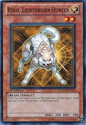 Ryko, Lightsworn Hunter (SDDC-EN023) - Structure Deck: Dragons Collide Unlimited