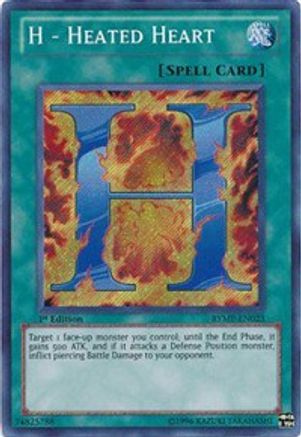 H - Heated Heart (RYMP-EN023) - Ra Yellow Mega Pack 1st Edition