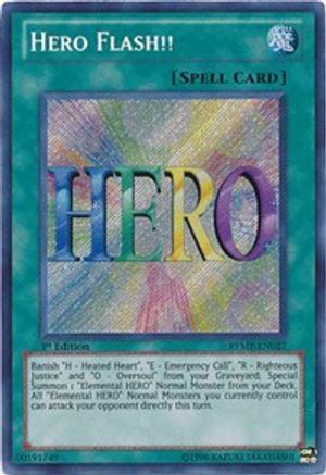 Hero Flash!! (RYMP-EN027) - Ra Yellow Mega Pack Unlimited