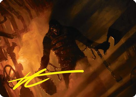 Boilerbilges Ripper Art Card (Gold-Stamped Signature) (ASDSK-012) - Art Series: Duskmourn: House of Horror
