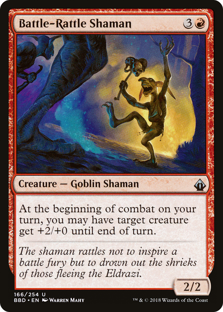 Battle-Rattle Shaman (BBD-166) - Battlebond Foil