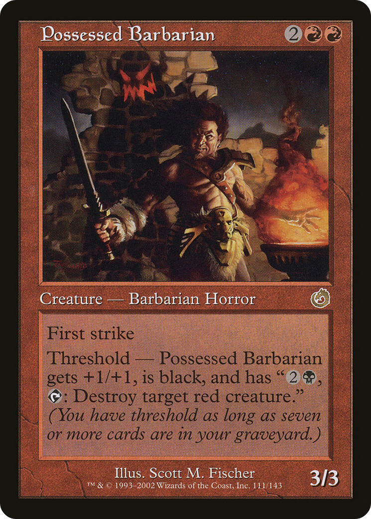 Possessed Barbarian (TOR-111) - Torment Foil