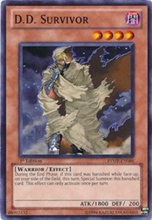 D.D. Survivor (RYMP-EN086) - Ra Yellow Mega Pack 1st Edition