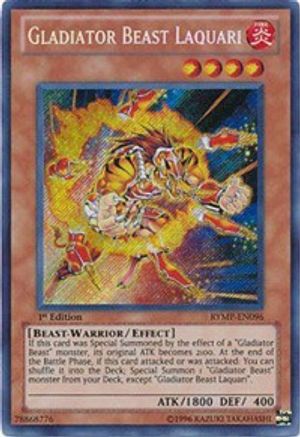 Gladiator Beast Laquari (RYMP-EN096) - Ra Yellow Mega Pack Unlimited