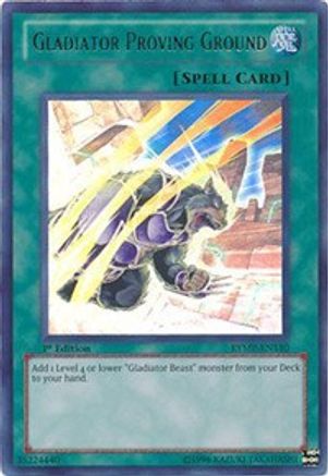 Gladiator Proving Ground (RYMP-EN110) - Ra Yellow Mega Pack 1st Edition