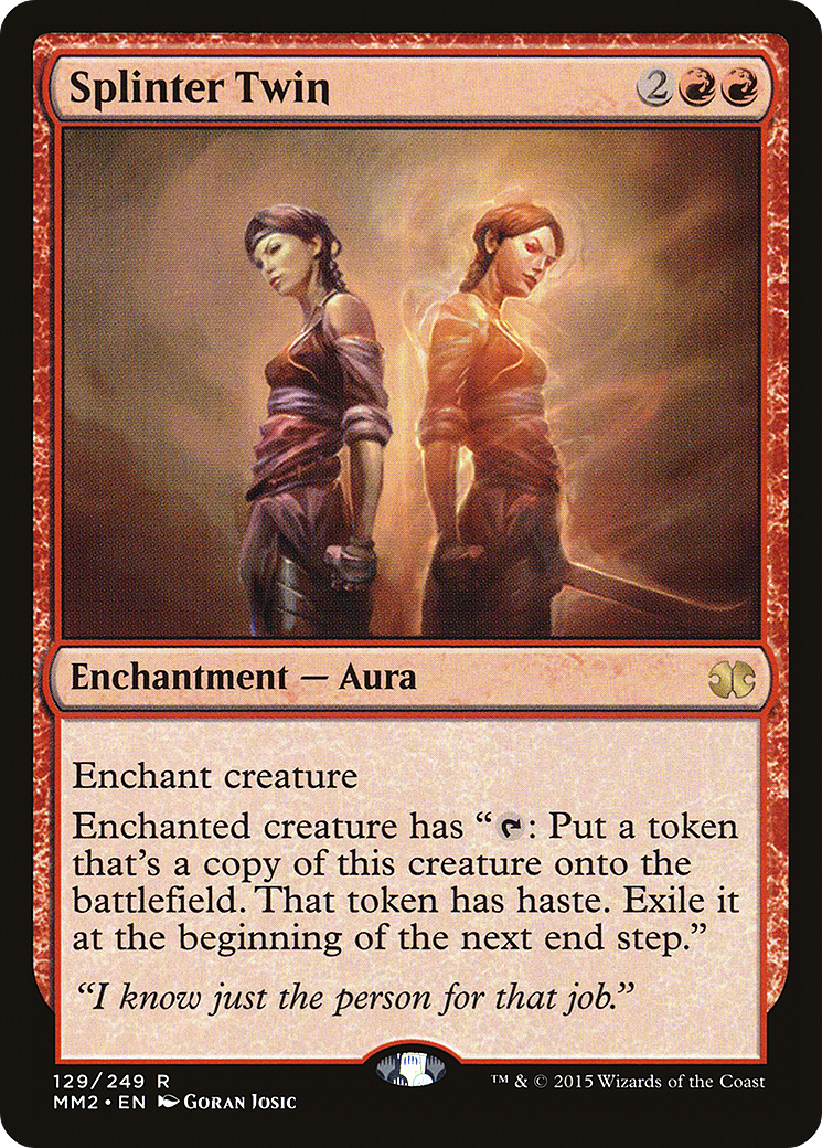 Splinter Twin (MM2-129) - Modern Masters 2015 Foil