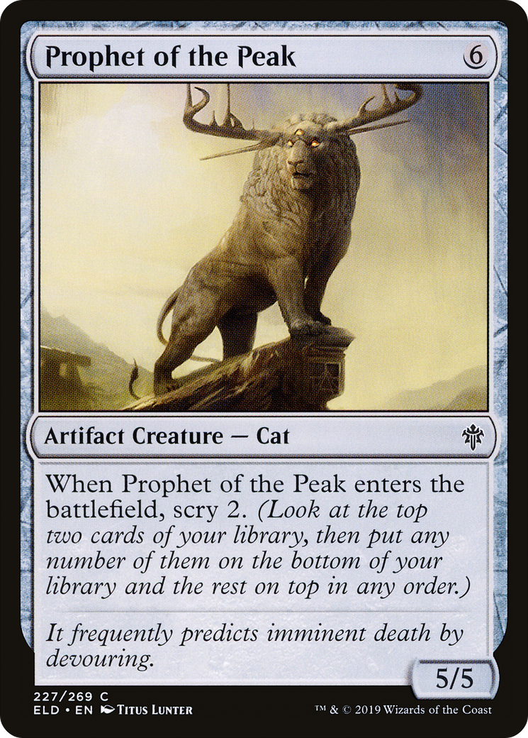Prophet of the Peak (ELD-227) - Throne of Eldraine