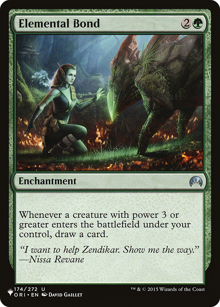 Elemental Bond (LIST-174/272) - The List