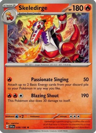 Skeledirge/198  Deck Exclusives - Rare