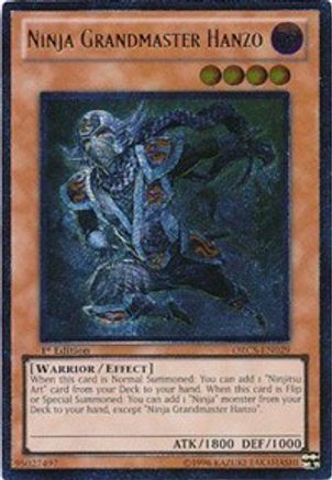 Ninja Grandmaster Hanzo (UTR) (ORCS-EN029) - Order of Chaos 1st Edition