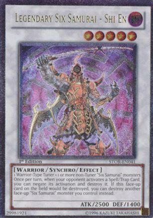 Legendary Six Samurai - Shi En (UTR) (STOR-EN041) - Storm of Ragnarok 1st Edition