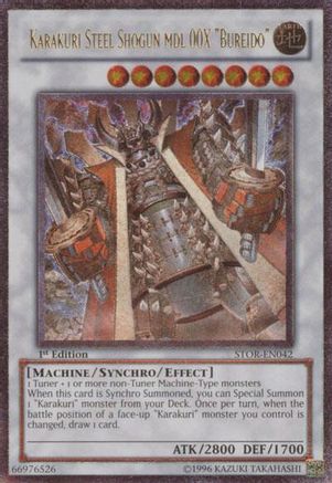 Karakuri Steel Shogun mdl 00X "Bureido" (UTR) (STOR-EN042) - Storm of Ragnarok 1st Edition