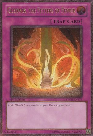 Gleipnir, the Fetters of Fenrir (UTR) (STOR-EN073) - Storm of Ragnarok Unlimited