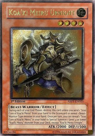 Koa'ki Meiru Urnight (UTR) (ABPF-EN025) - Absolute Powerforce 1st Edition