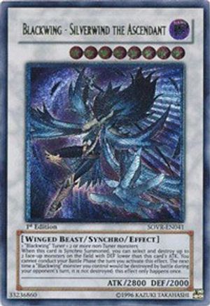 Blackwing - Silverwind the Ascendant (UTR) (SOVR-EN041) - Stardust Overdrive 1st Edition