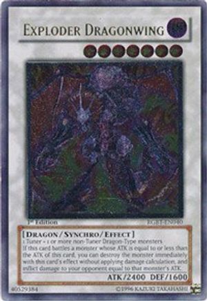 Exploder Dragonwing (UTR) (RGBT-EN040) - Raging Battle 1st Edition