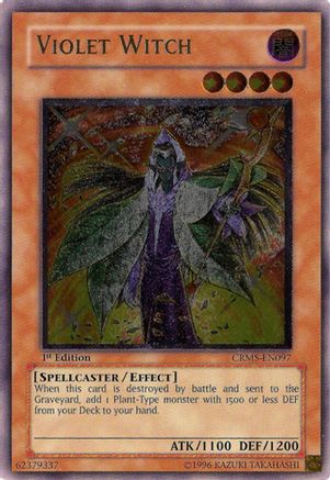 Violet Witch (UTR) (CRMS-EN097) - Crimson Crisis 1st Edition