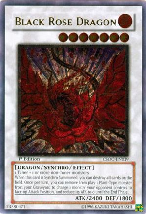 Black Rose Dragon (UTR) (CSOC-EN039) - Crossroads of Chaos 1st Edition