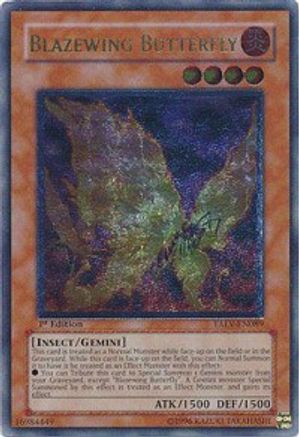Blazewing Butterfly (UTR) (TAEV-EN089) - Tactical Evolution 1st Edition