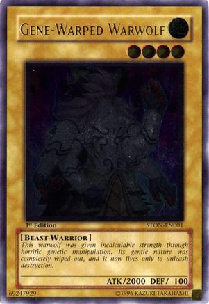 Gene-Warped Warwolf (UTR) (STON-EN001) - Strike of Neos 1st Edition