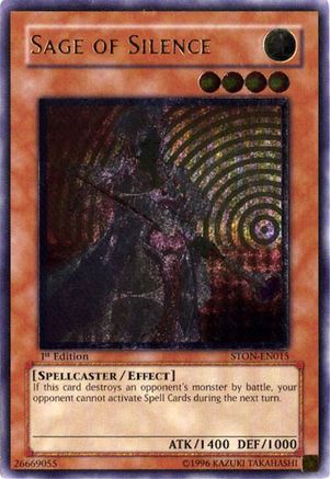 Sage of Silence (UTR) (STON-EN015) - Strike of Neos Unlimited