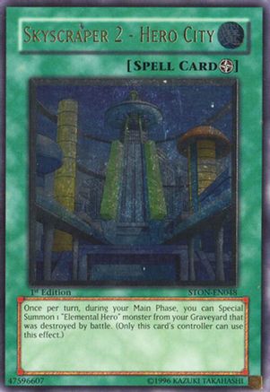 Skyscraper 2 - Hero City (UTR) (STON-EN048) - Strike of Neos 1st Edition