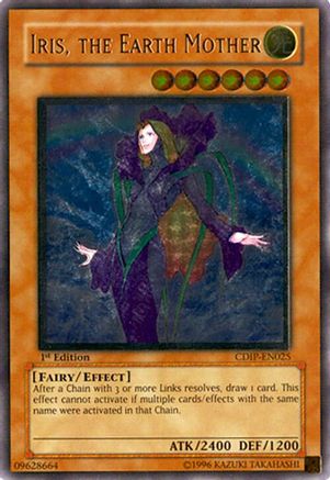 Iris, the Earth Mother (UTR) (CDIP-EN025) - Cyberdark Impact 1st Edition