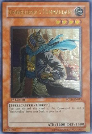 Gravekeeper's Commandant (UTR) (FOTB-EN015) - Force of the Breaker Unlimited