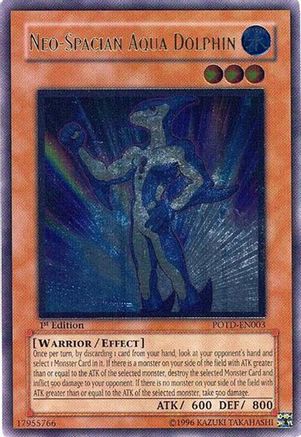 Neo-Spacian Aqua Dolphin (UTR) (POTD-EN003) - Power of the Duelist Unlimited