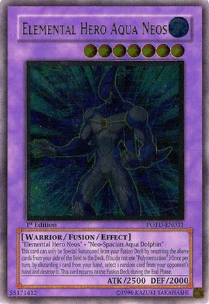 Elemental Hero Aqua Neos (UTR) (POTD-EN031) - Power of the Duelist 1st Edition
