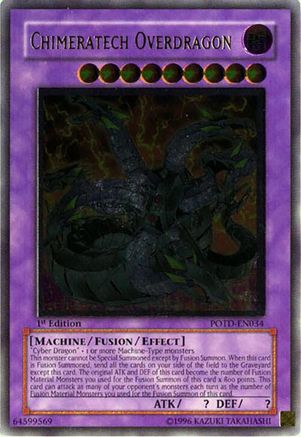Chimeratech Overdragon (UTR) (POTD-EN034) - Power of the Duelist Unlimited
