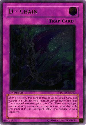 D - Chain (UTR) (POTD-EN050) - Power of the Duelist Unlimited