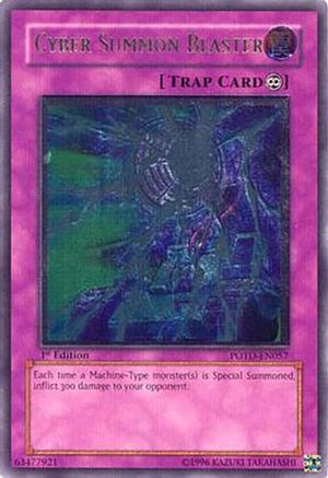 Cyber Summon Blaster (UTR) (POTD-EN057) - Power of the Duelist 1st Edition