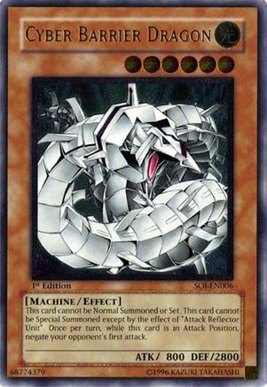 Cyber Barrier Dragon (UTR) (SOI-EN006) - Shadow of Infinity 1st Edition