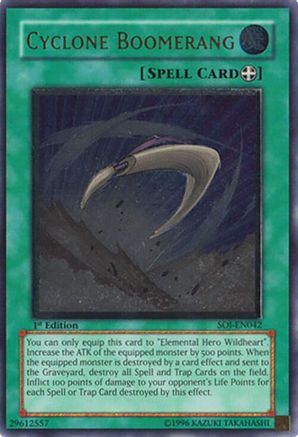 Cyclone Boomerang (UTR) (SOI-EN042) - Shadow of Infinity Unlimited