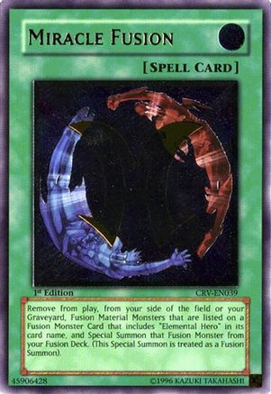 Miracle Fusion (UTR) (CRV-EN039) - Cybernetic Revolution 1st Edition